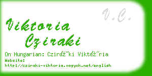 viktoria cziraki business card